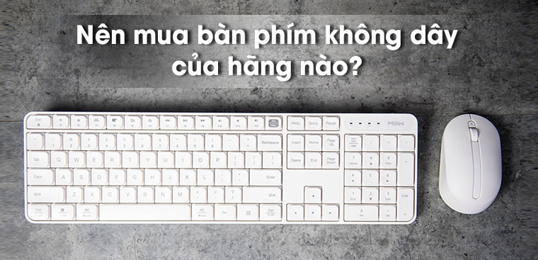 Nên mua bàn phím không dây hãng nào? Top 4 bàn phím không dây đáng mua nhất tại Điện máy XANH