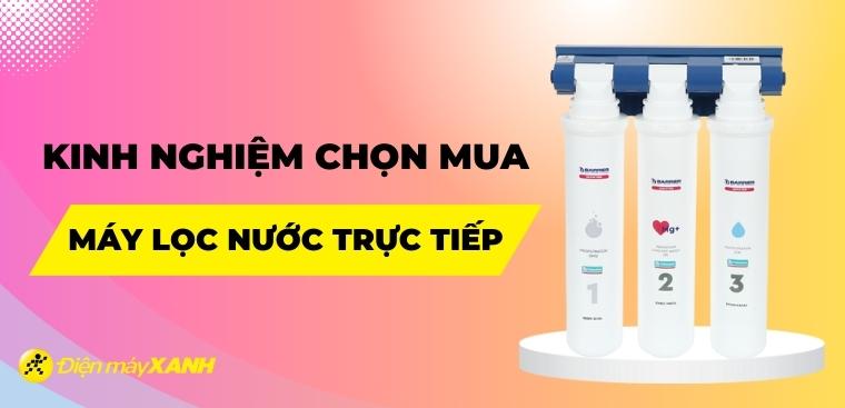 What are the benefits of using a direct drinking water filter faucet (vòi lọc nước uống trực tiếp)?