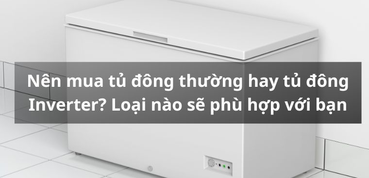 Nên mua tủ đông thường hay có Inverter? Loại nào sẽ phù hợp với bạn?