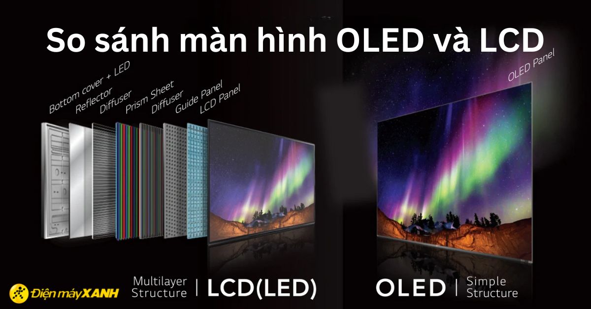 Màn hình OLED và LCD màn hình nào tốt hơn? So sánh chi tiết và chọn mua phù hợp