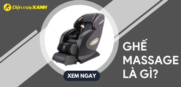 Ghế massage là gì? Cấu tạo và các tiện ích đi kèm ghế massage