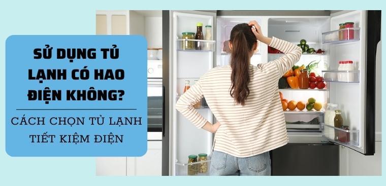 Sử dụng tủ lạnh có hao điện không? Cách chọn tủ lạnh tiết kiệm điện