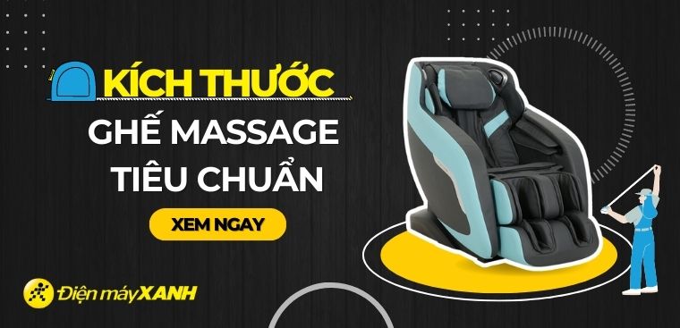Kích thước ghế massage tiêu chuẩn là bao nhiêu? Các thương hiệu ghế massage tiêu chuẩn tốt nhất