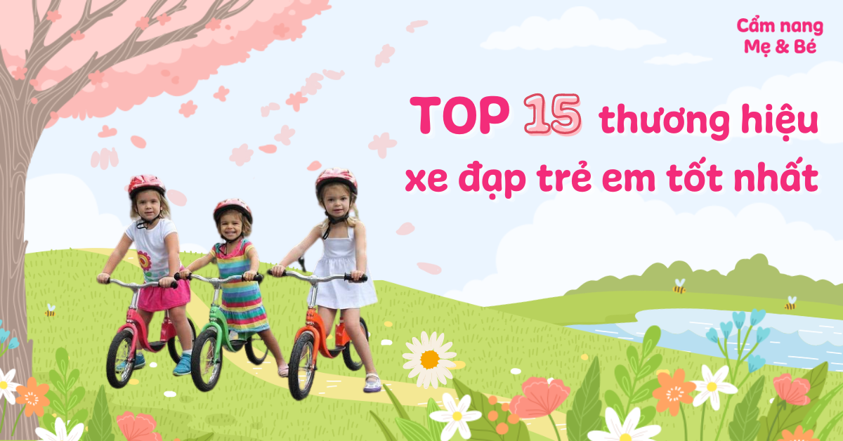Top 15 thương hiệu xe đạp trẻ em tốt, uy tín nhất 2025