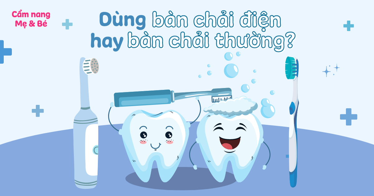 Nên mua bàn chải điện hay bàn chải thường? Loại nào tốt hơn?
