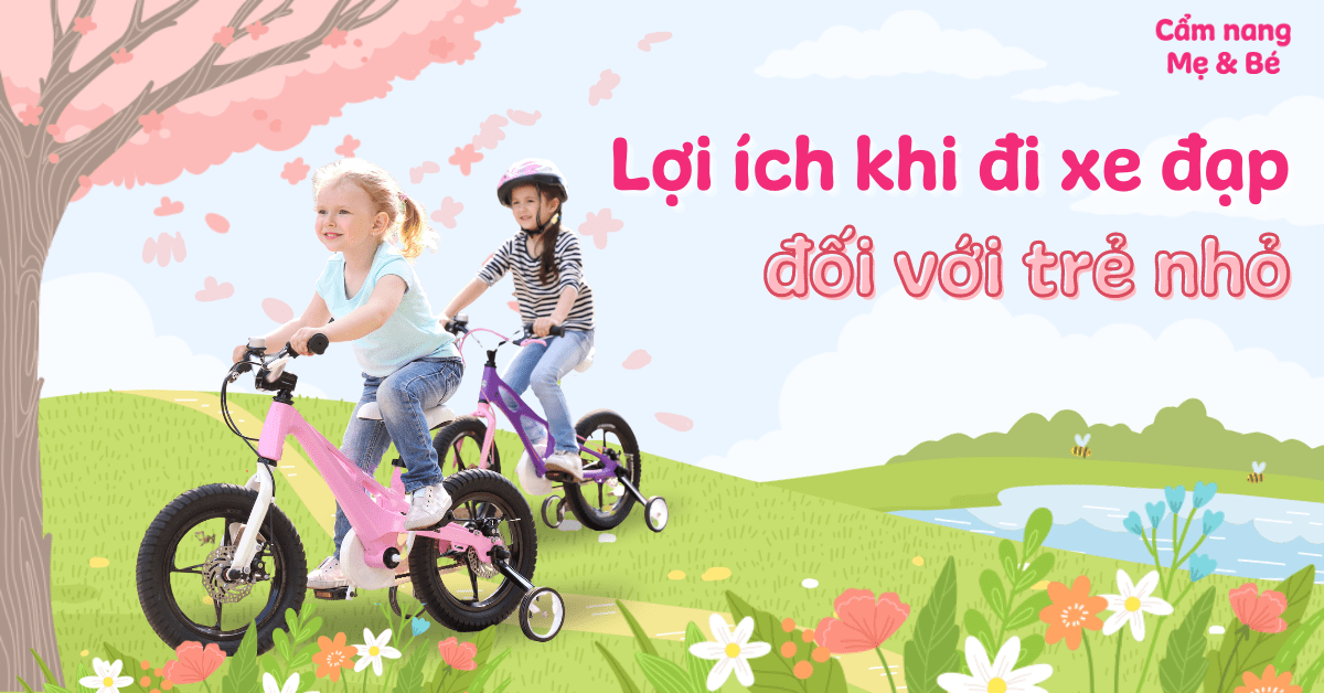 Những lợi ích và lưu ý cần biết khi đạp xe đối với trẻ nhỏ