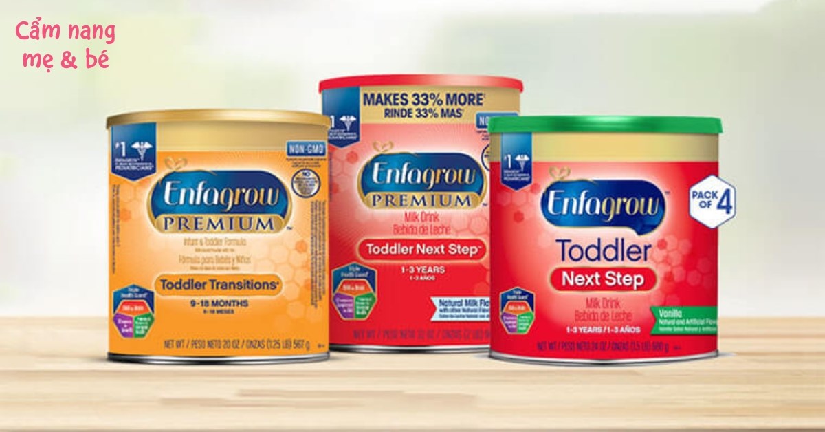 Sữa Enfagrow có tốt không? Có những loại nào? Lợi ích của từng loại