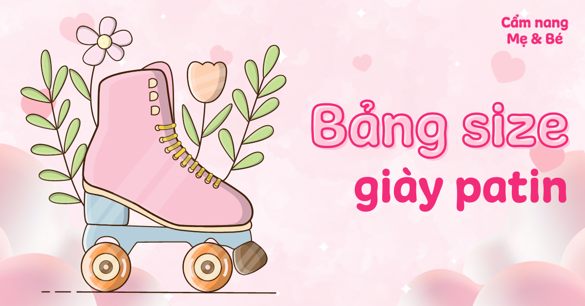 Bảng size giày patin tiêu chuẩn phù hợp cho cả trẻ em và người lớn