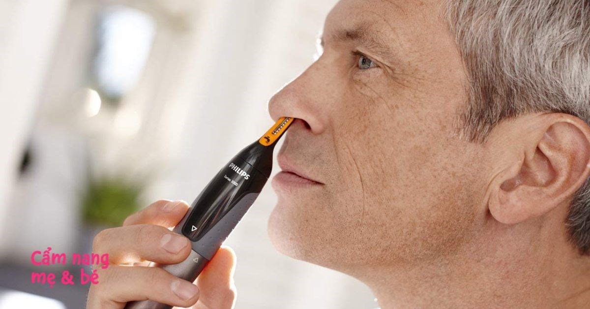 Hướng dẫn sử dụng máy tỉa lông mũi đúng cách, an toàn và hiệu quả nhất