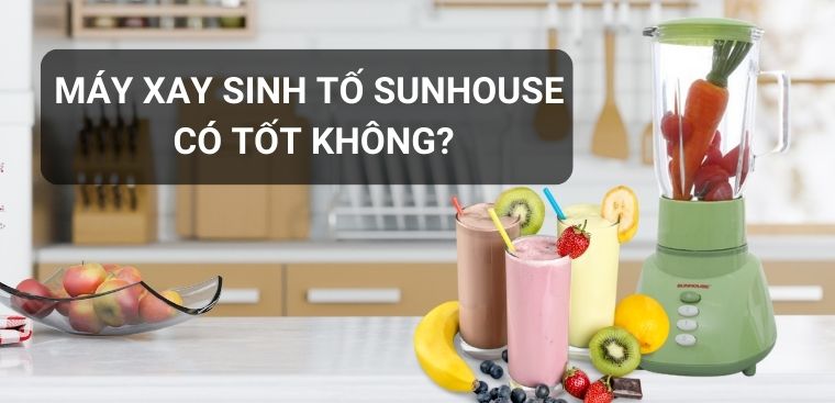 Máy xay sinh tố Sunhouse có tốt không? Có nên mua không?