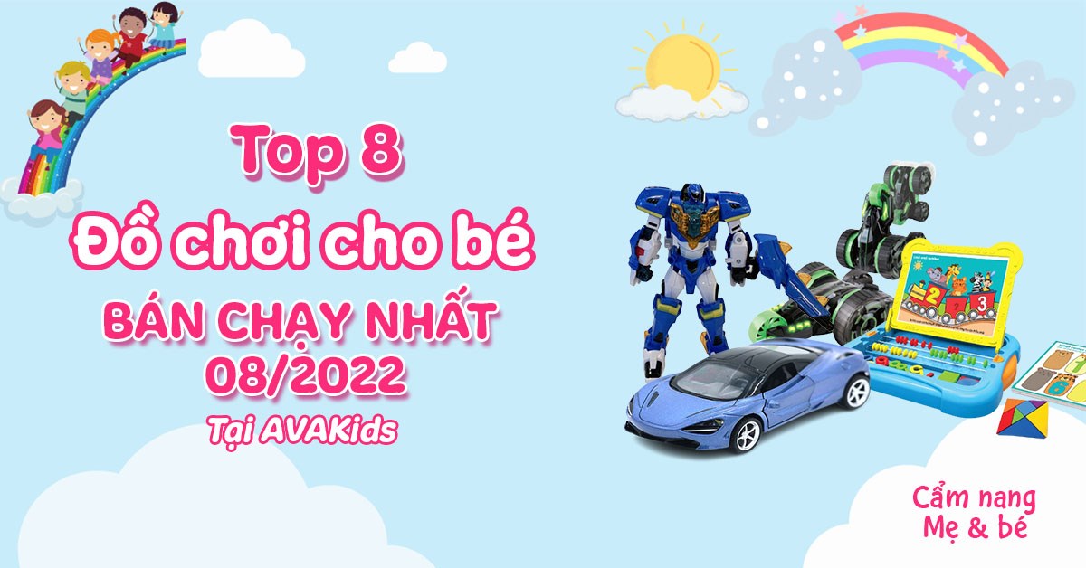 Top 8 đồ chơi bé trai bán chạy nhất tháng 8 tại AVAKids
