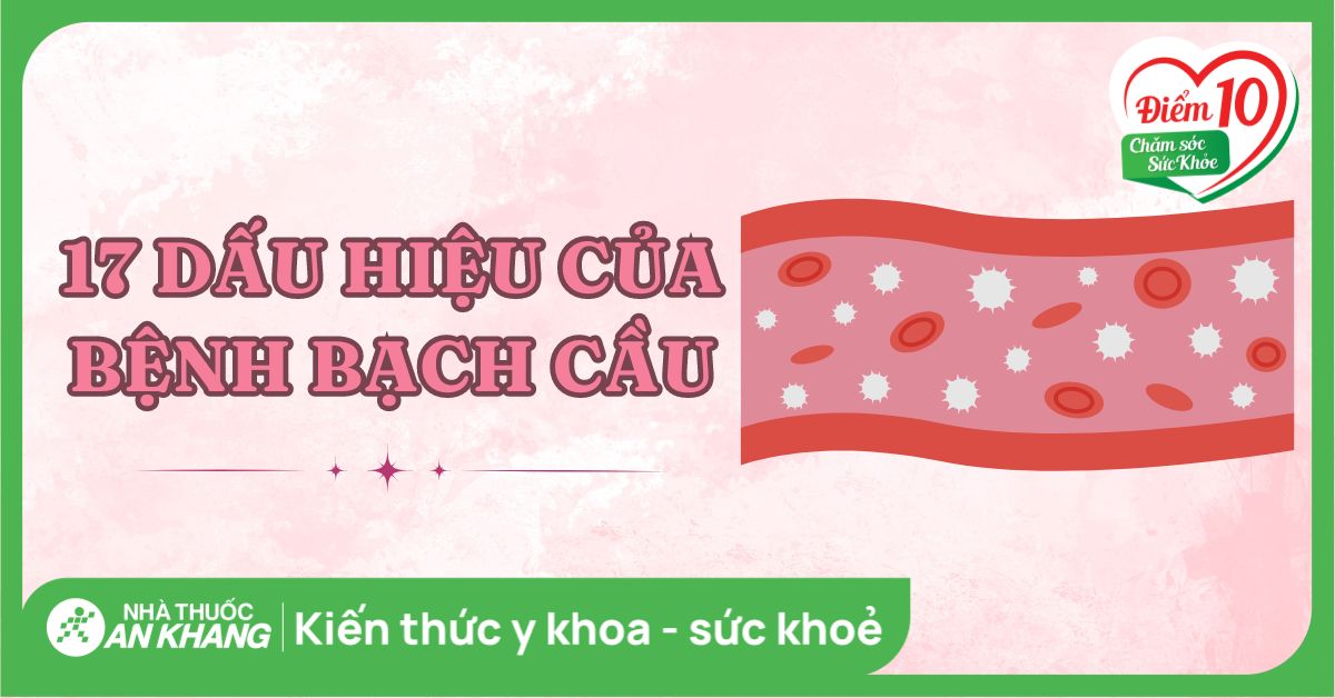 17 dấu hiệu bệnh bạch cầu đặc trưng và cách phòng ngừa hiệu quả