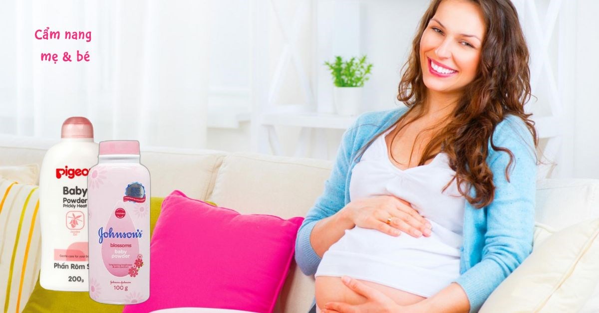 Mẹ bầu có được dùng phấn rôm hay không? Cần lưu ý gì khi sử dụng?