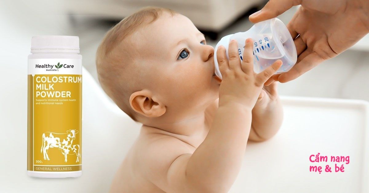 Review sữa non Healthy Care có tốt không? Bé mấy tháng có thể sử dụng?