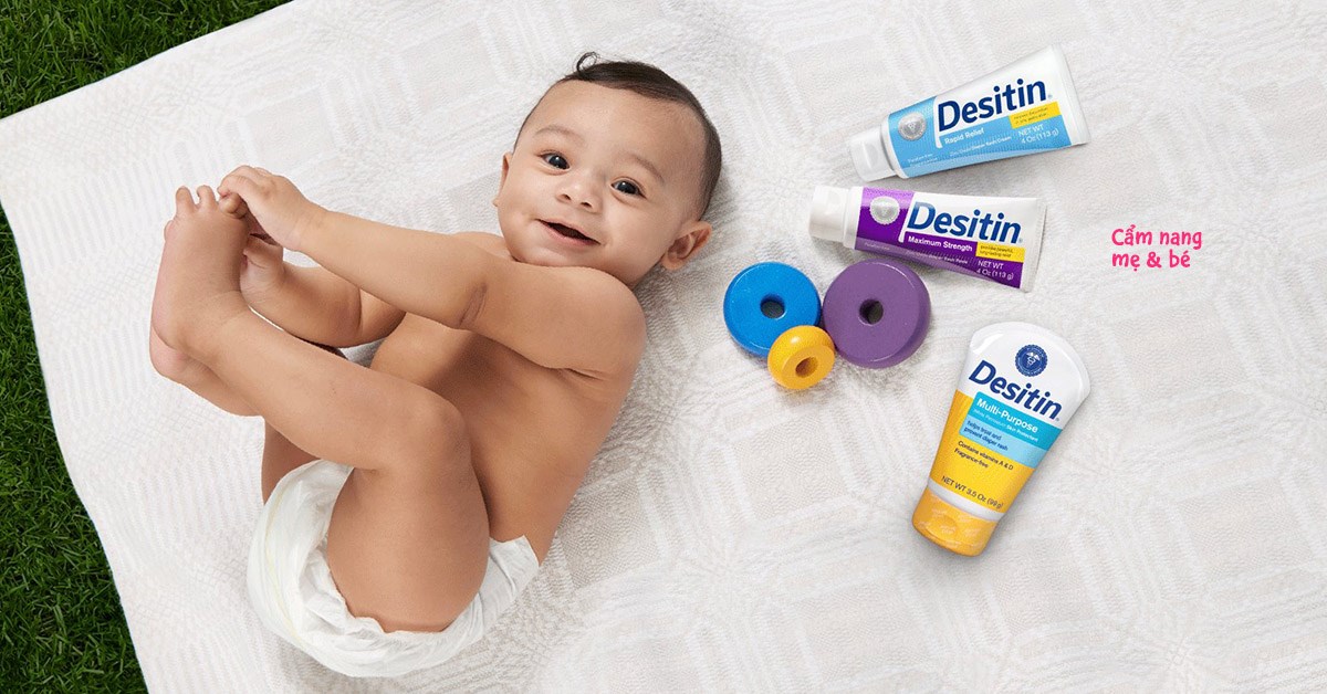 Review kem trị hăm Desitin có tốt không? Cách dùng an toàn cho da bé