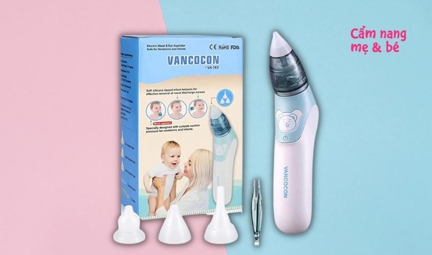 Máy hút mũi Vancocon có tốt và an toàn cho bé không? Giá bao nhiêu?