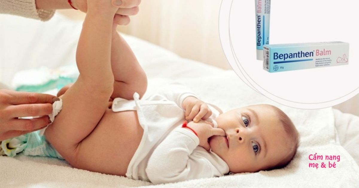 Kem hăm Bepanthen Balm có trị được chàm sữa không? Cách dùng kem đúng cách