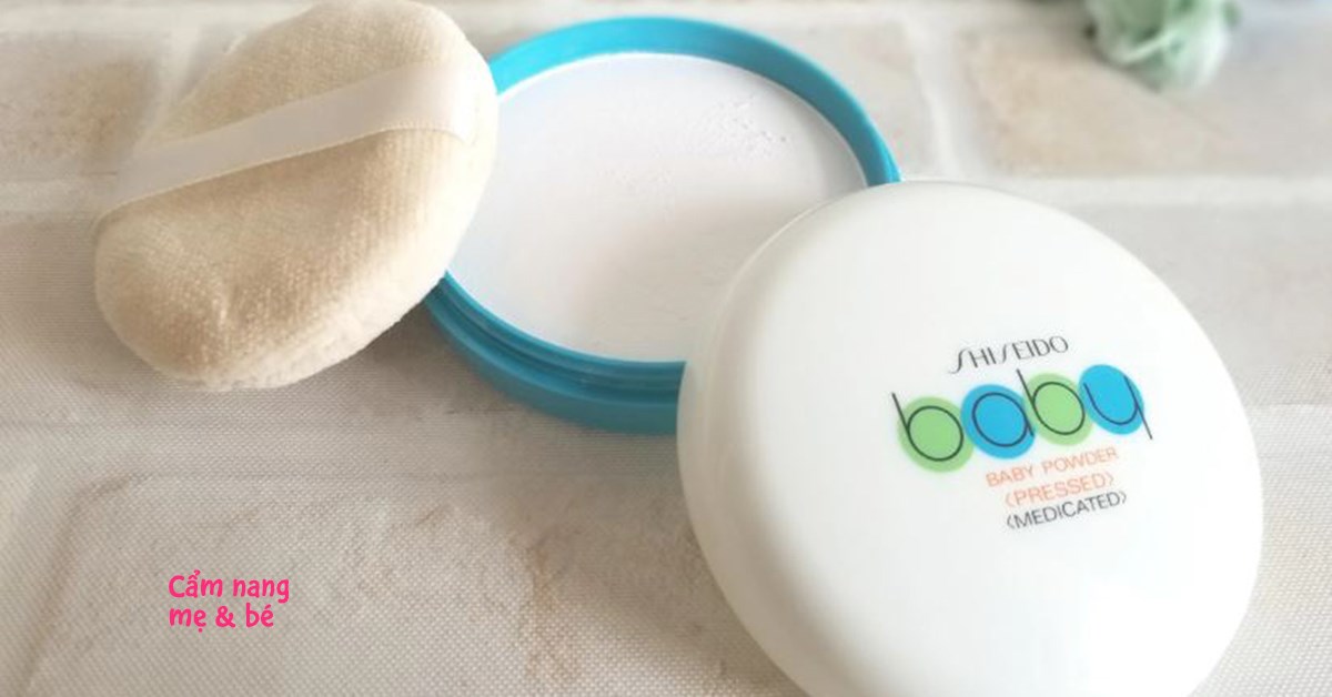 Phấn rôm Shiseido có tốt không? Cách sử dụng hiệu quả cho cả mẹ và bé