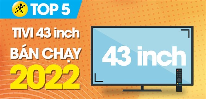 Top 5 tivi 43 inch bán chạy nhất năm 2022 tại Kinh Nghiệm Hay