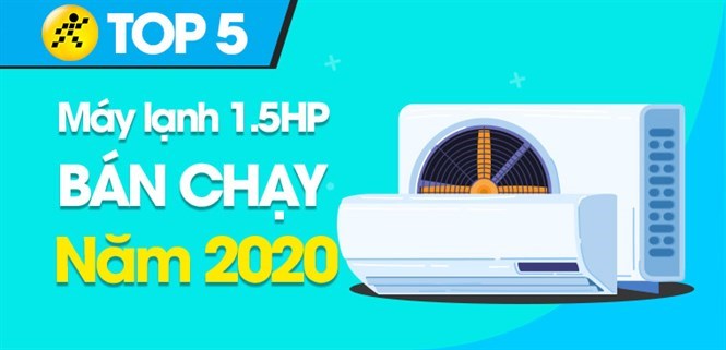 Top 5 máy lạnh 1.5 HP bán chạy nhất năm 2022 tại Kinh Nghiệm Hay