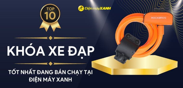 Top 10 khoá xe đạp tốt nhất đang bán chạy tại Điện máy XANH