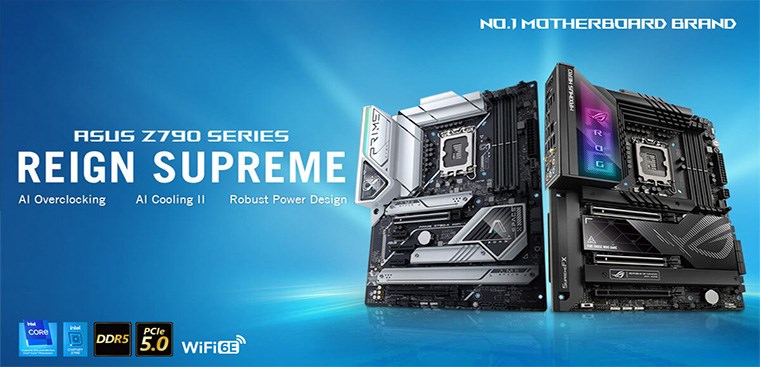 ASUS ra mắt bo mạch chủ Z790 với hàng loạt công nghệ mới được trang bị