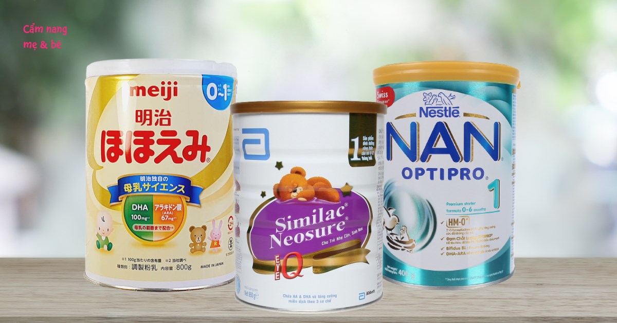 Top 10 sữa bột cho trẻ mới ốm dậy hồi phục sức khỏe tốt hiện nay