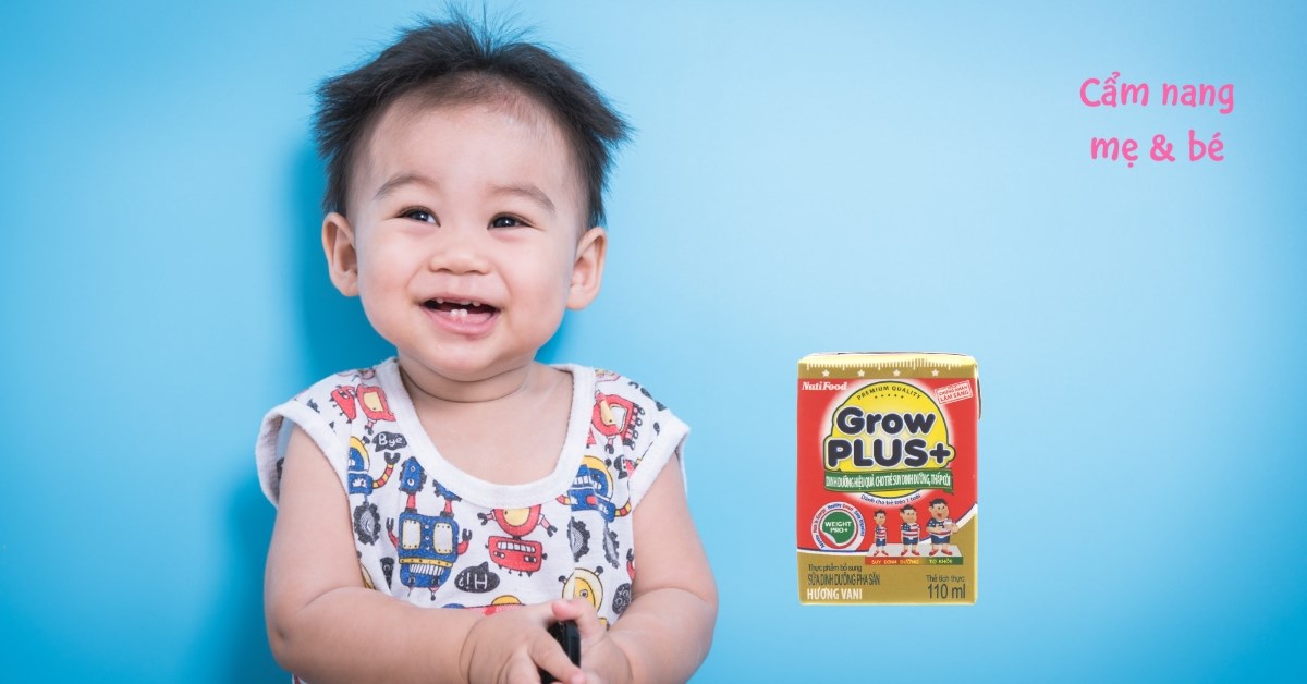 Sữa Nutifood Grow Plus đỏ pha sẵn có tốt không? Bé mấy tuổi có thể uống?