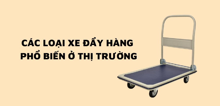 Có mấy loại xe đẩy hàng phổ biến trên thị trường? Loại nào tốt?