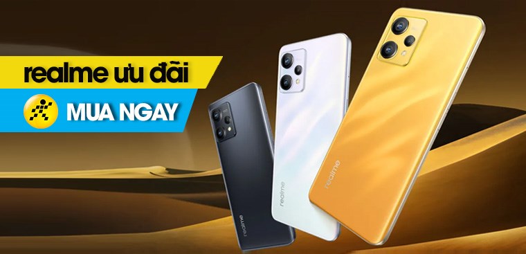 Bộ đôi smartphone realme độc quyền đang có ưu đãi mê ly, cho trả chậm 0% lãi suất