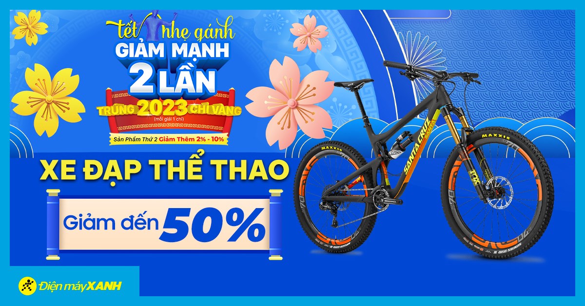 Đón Tết nhẹ gánh - Mua xe đạp thể thao giảm mạnh 2 lần đến 50%