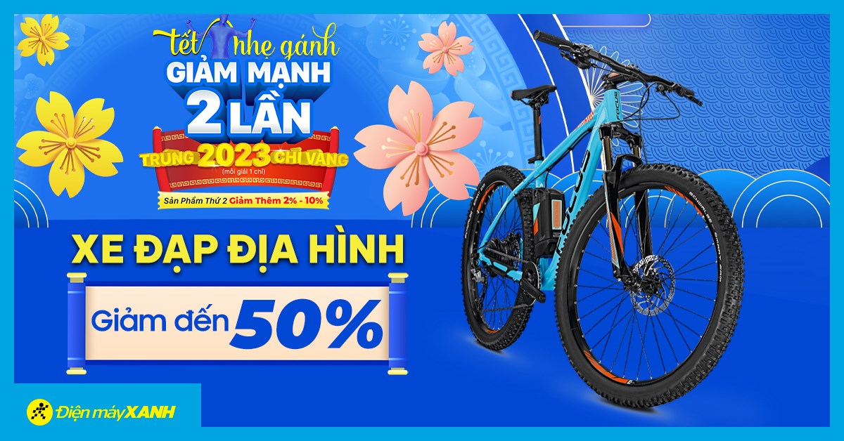 Tết nhẹ gánh - Xe đạp địa hình giảm giá sốc đến 50%
