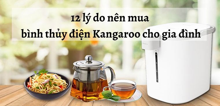 12 lý do nên mua bình thủy điện Kangaroo cho gia đình