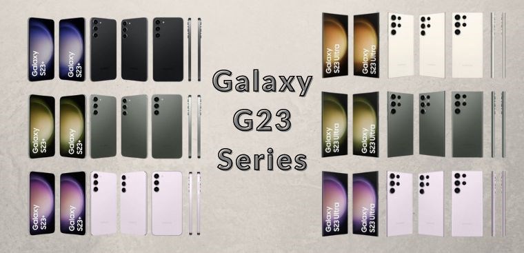 Werfen Sie vor der Markteinführung einen Blick auf das luxuriöse Design der Samsung Galaxy S23-Serie
