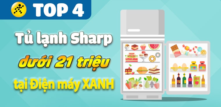 Top 4 tủ lạnh Sharp dưới 21 triệu đáng mua nhất tại Kinh Nghiệm Hay