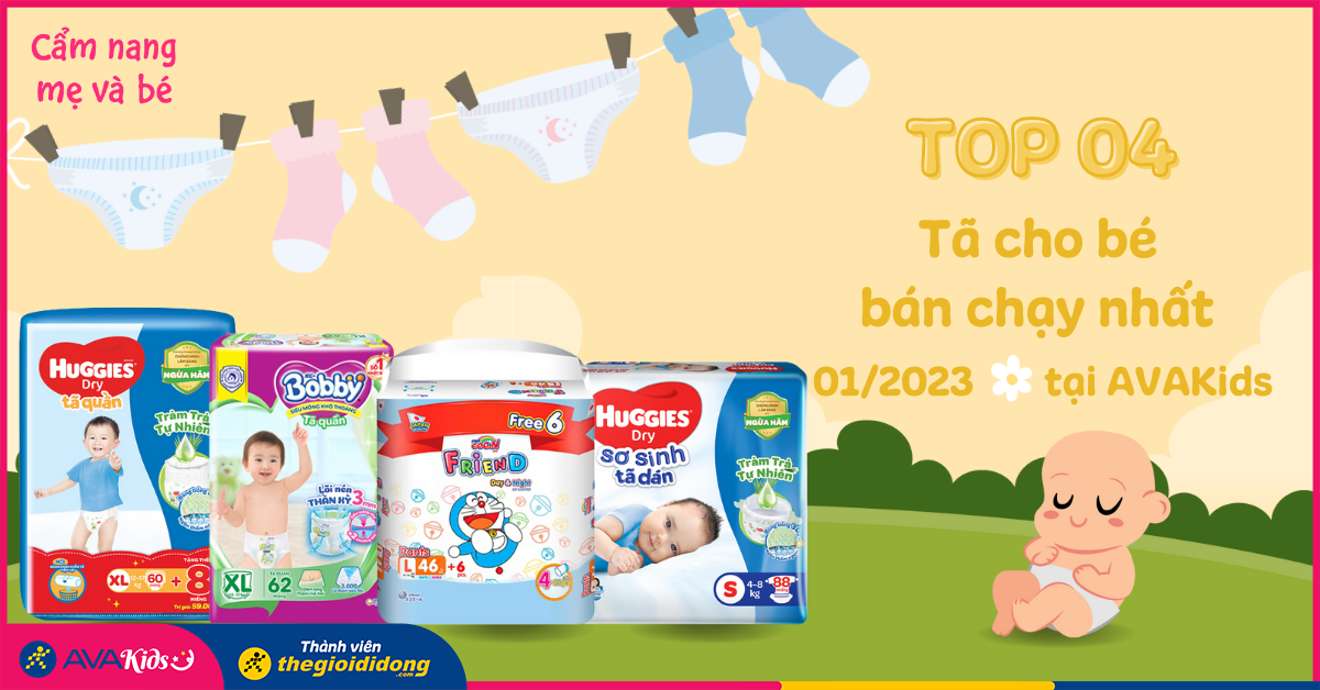 Top 11 bỉm mỏng mùa hè cho bé, thấm hút tốt nhất mẹ nên biết