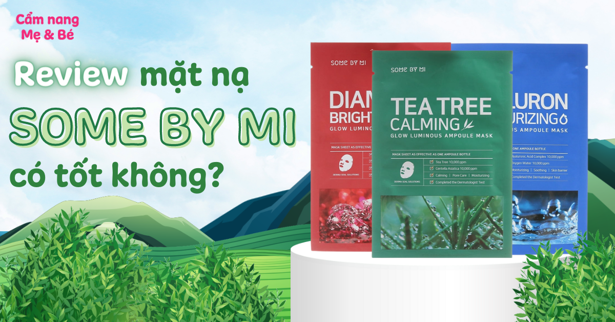 Review mặt nạ Some By Mi trị mụn, dưỡng ẩm phục hồi chi tiết nhất