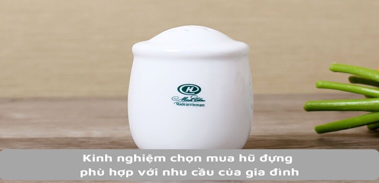Kinh nghiệm chọn mua hũ đựng phù hợp với nhu cầu của gia đình
