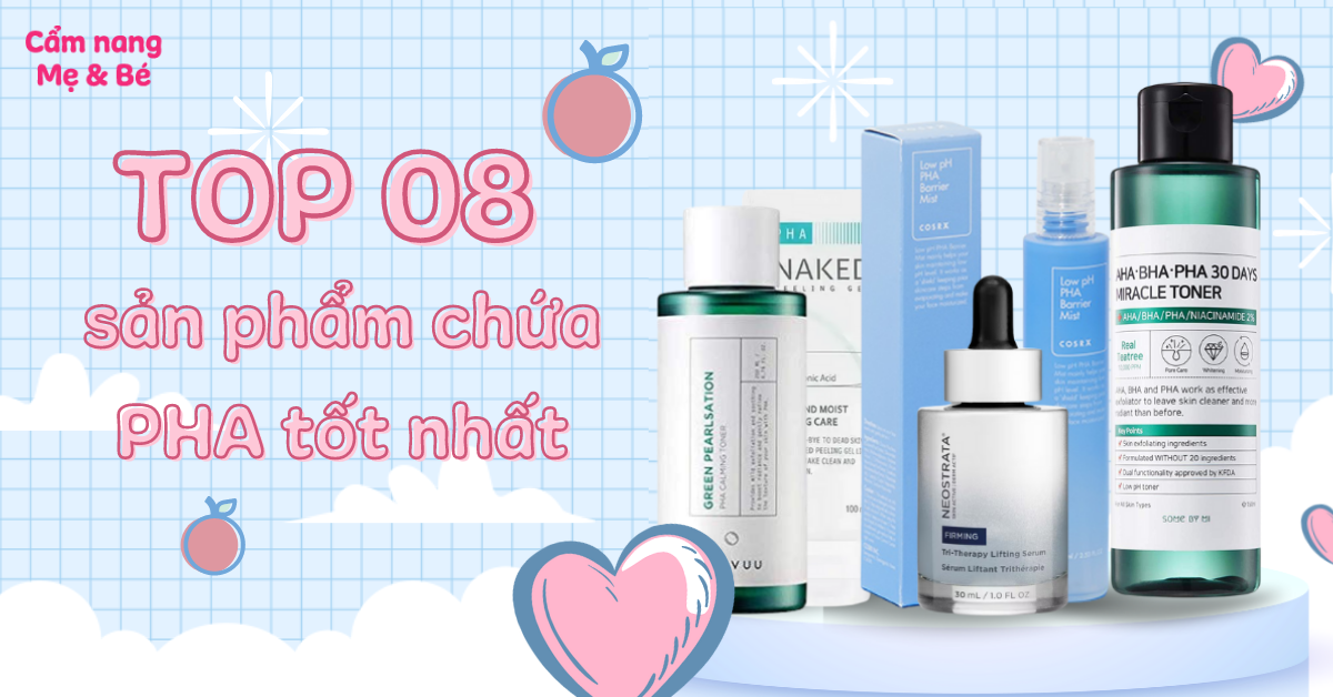 Top 8 sản phẩm chứa PHA không gây kích ứng, an toàn cho da nhạy cảm