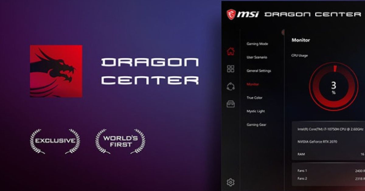 Dragon Center: Phần mềm điều chỉnh hệ thống laptop gaming MSI