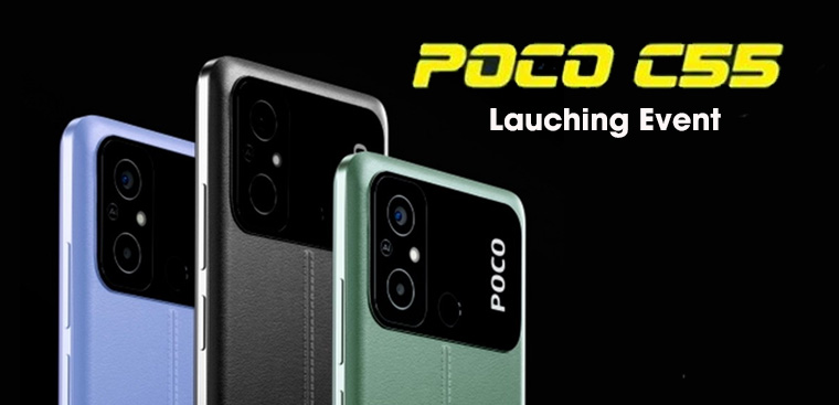 Sự kiện ra mắt  POCO C55 tại ngày 21/2 tại Ấn Độ
