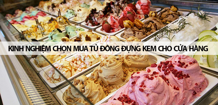 Kinh nghiệm chọn mua tủ đông đựng kem cho cửa hàng kinh doanh bạn nên biết