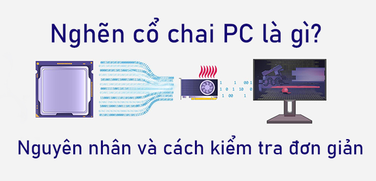 Nghẽn cổ chai PC là gì? Nguyên nhân và cách kiểm tra đơn giản