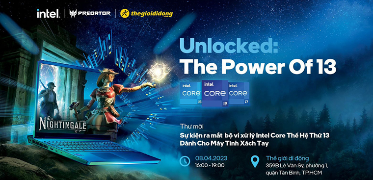 Sự kiện ra mắt Laptop Acer Intel Core 13th Gen tại Việt Nam ngày 8/4