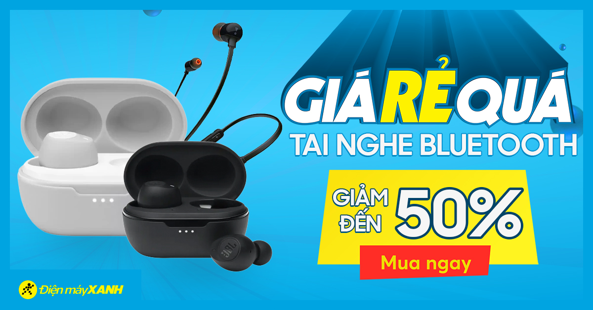 Tai nghe Bluetooth JBL SALE SỐC tới nửa giá. Giá rẻ quá, mua ngay kẻo hết!
