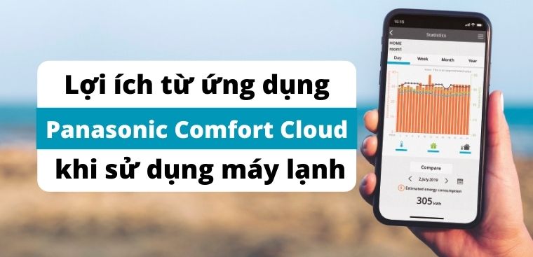 Lợi ích từ ứng dụng Panasonic Comfort Cloud khi sử dụng máy lạnh