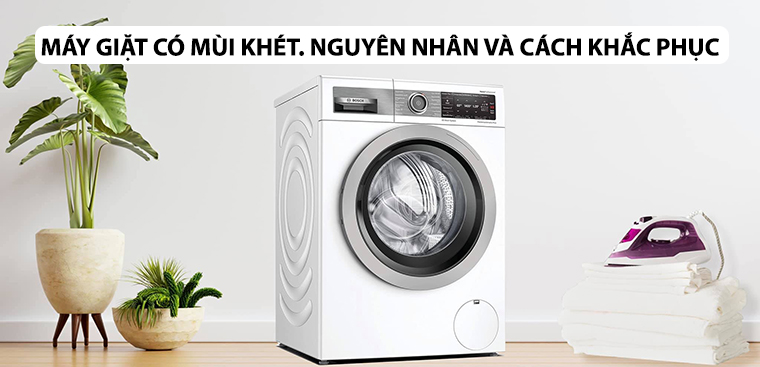 เครื่องซักผ้ามีกลิ่นไหม้ สาเหตุและวิธีแก้ไขที่ควรรู้
