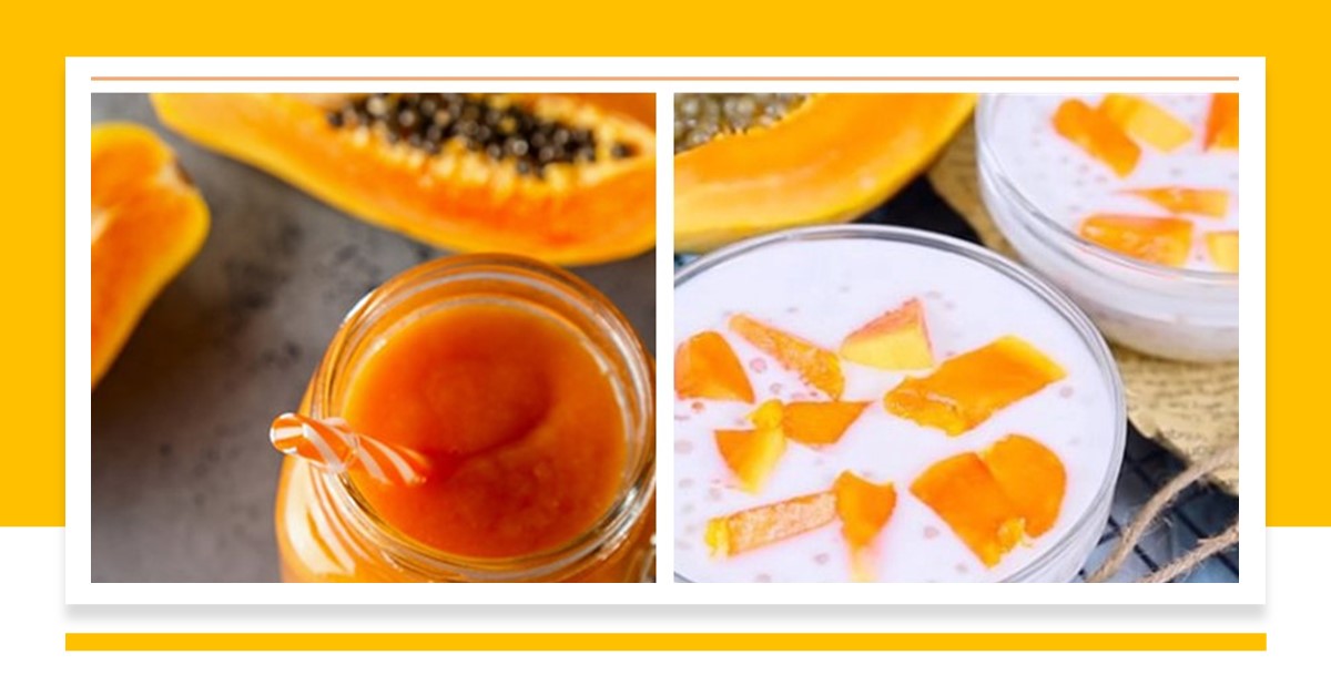 Bật mí công thức làm món ăn dặm từ đu đủ khiến bé thích mê