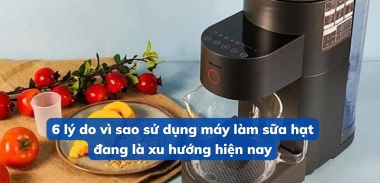 Có nên mua máy làm sữa hạt không? 6 lý do nên mua máy làm sửa hạt cho gia đình ngay hôm nay