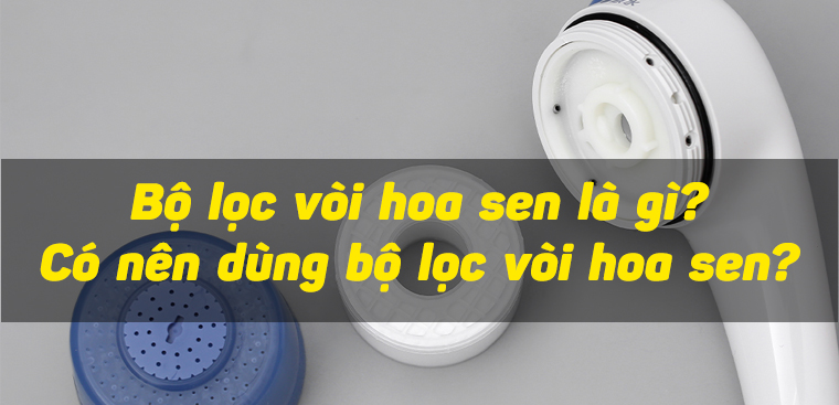 Bộ lọc vòi hoa sen là gì? Tại sao nên dùng bộ lọc vòi hoa sen